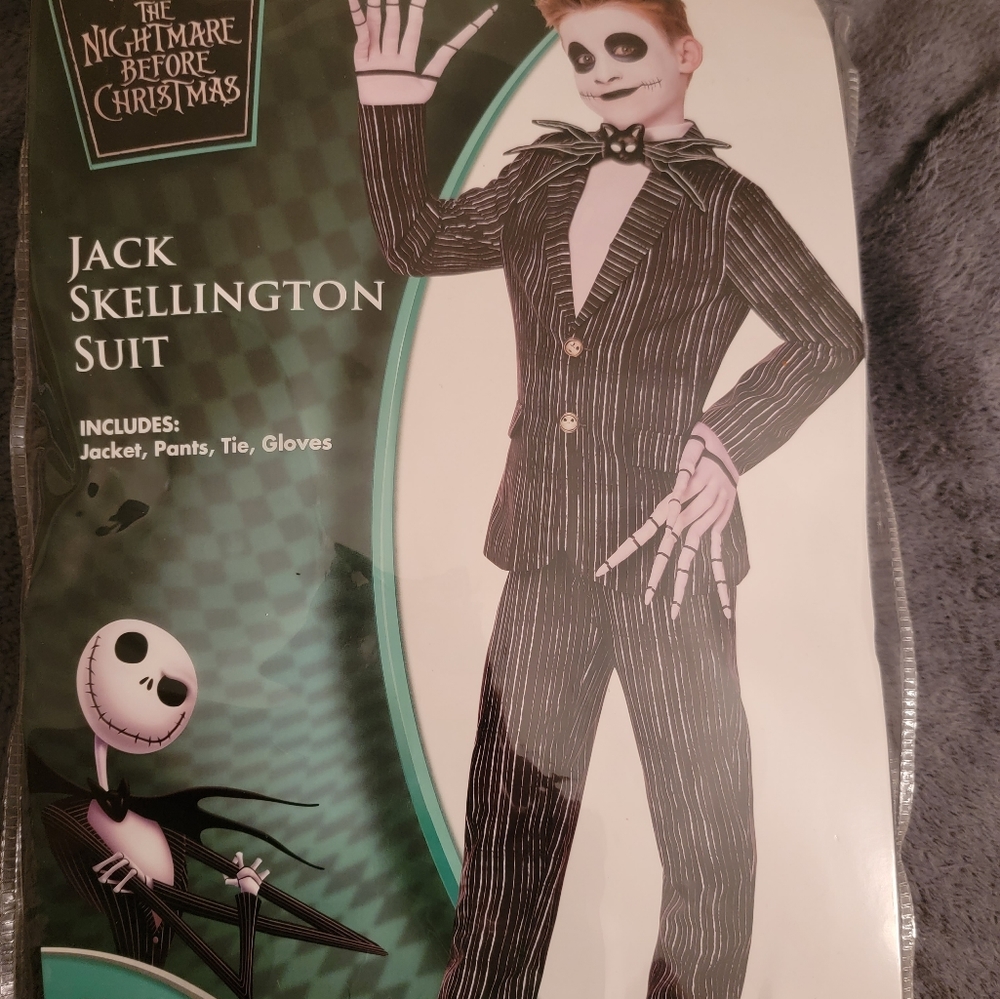 Boy Jack Skellington Halloween costume